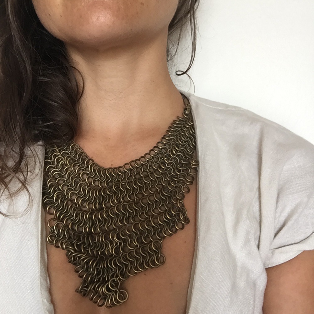 Citrine by the Stones bronze chain necklace